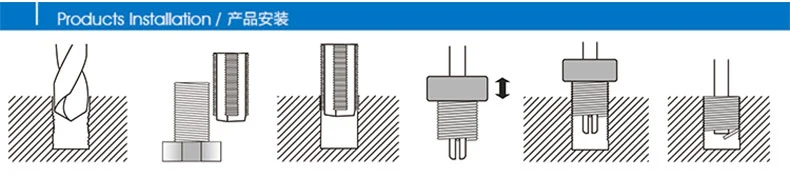 L4010 M8 Stainless Steel Thread Repair Wire Thread Insert